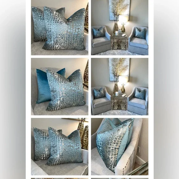 1-NWT CALDEIRA DECORATIVE PILLOWS MADE IN UK (read description for details)